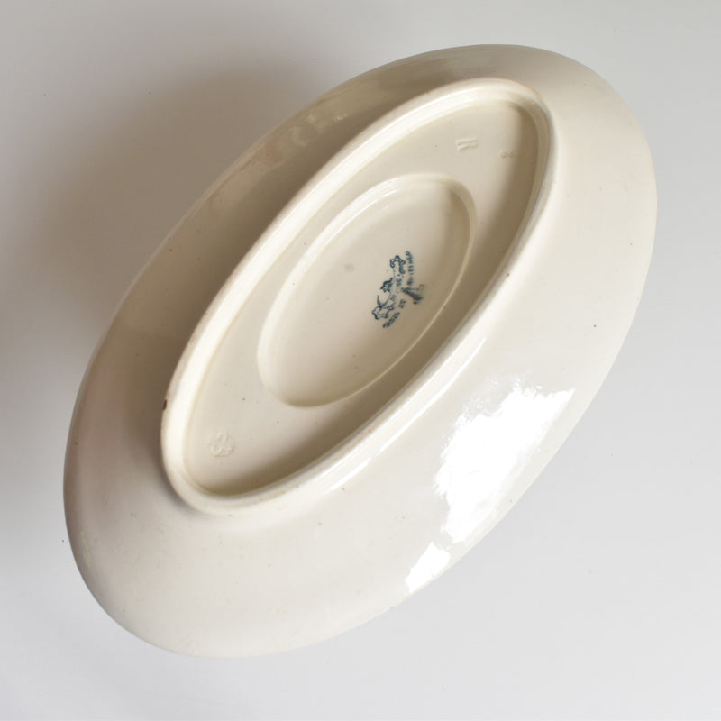 Antique Creil et Montereau Sauce Boat, "Linotte"