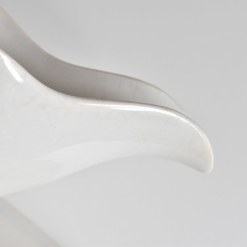 Antique Digoin & Sarreguemines White Sauce Boat