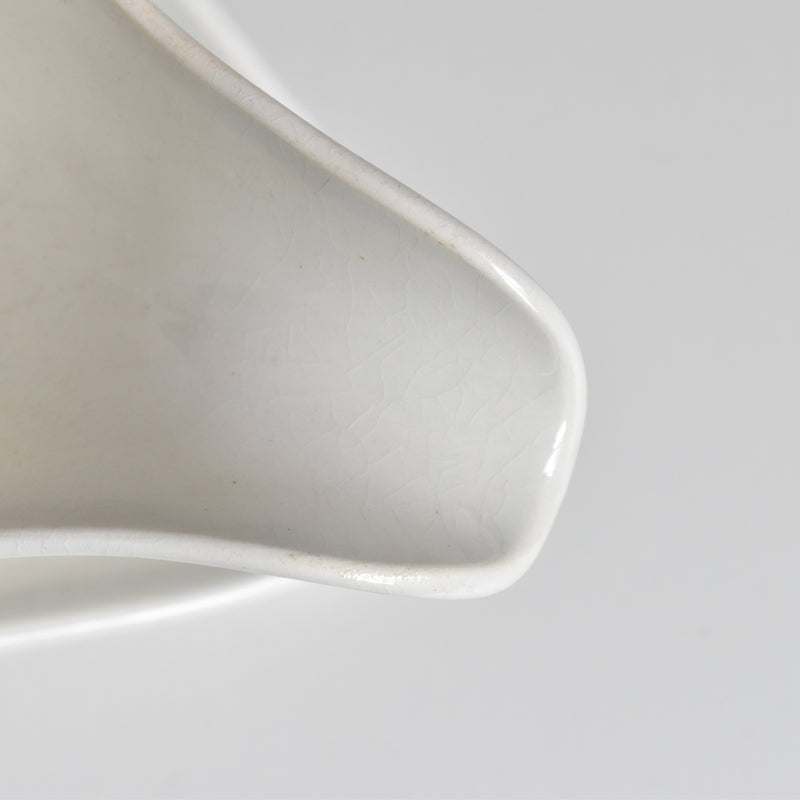 Antique Digoin & Sarreguemines White Sauce Boat
