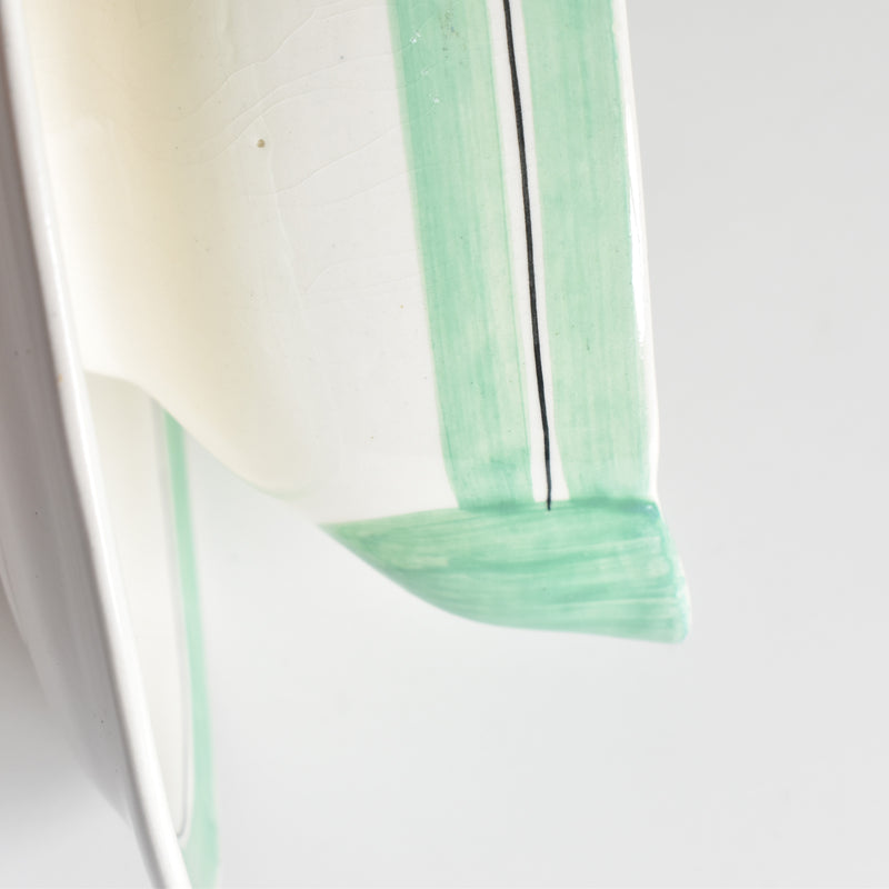 Vintage Sauce Boat Longchamp Green