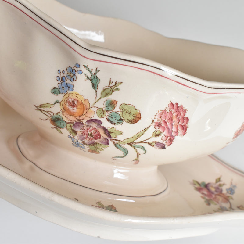 Antique Sauce Boat Longchamp Saxe