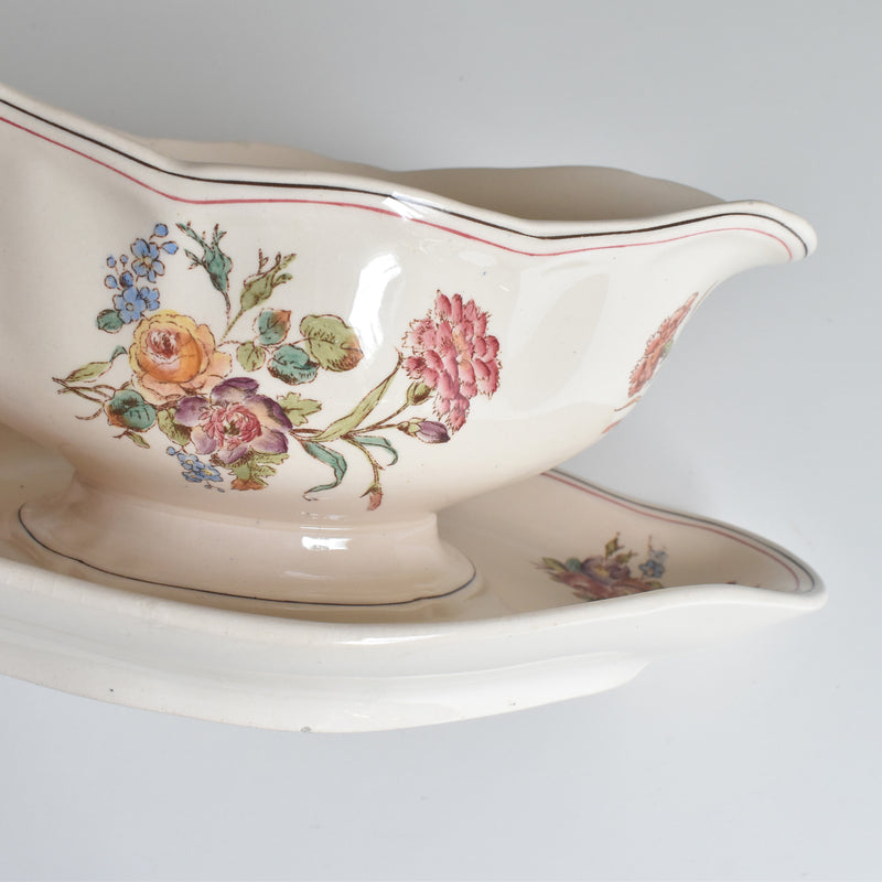 Antique Sauce Boat Longchamp Saxe