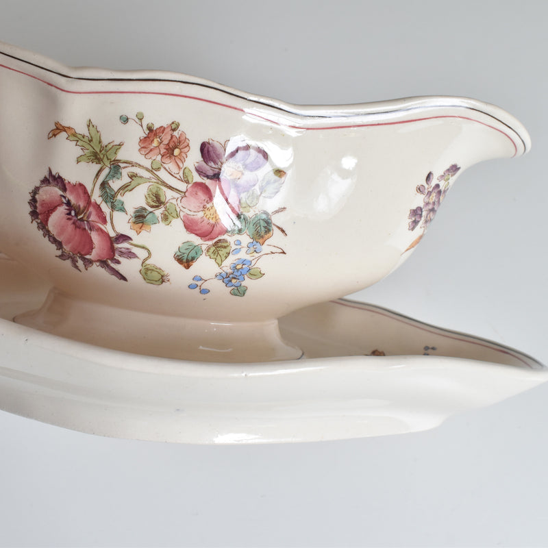 Antique Sauce Boat Longchamp Saxe
