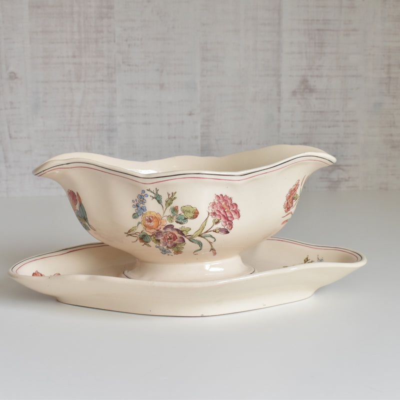 Antique Sauce Boat Longchamp Saxe