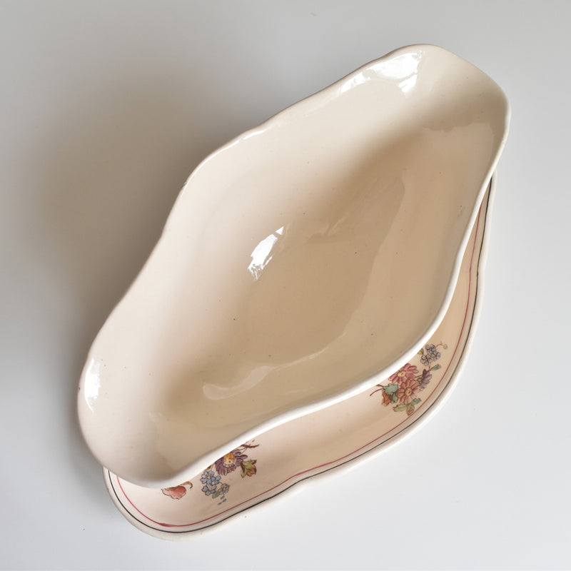 Antique Sauce Boat Longchamp Saxe