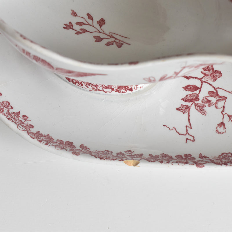 Antique Sauce Boat F.F Pecsonne