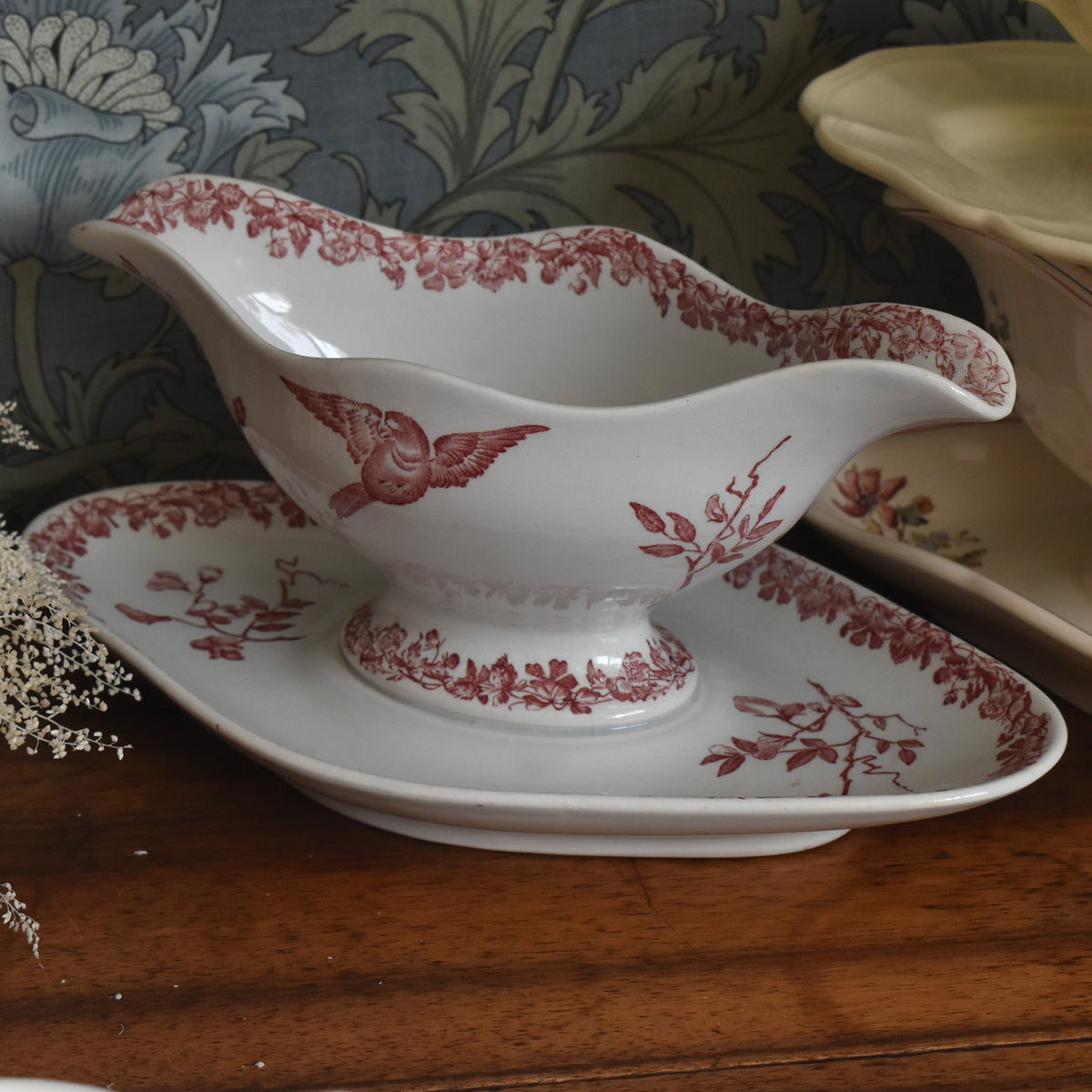 フランス アンティーク 素敵な セール中 絵つき Pexonne ソーシエール