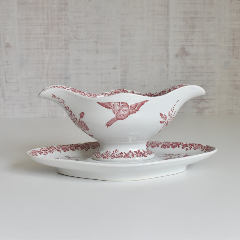 Antique Sauce Boat F.F Pecsonne