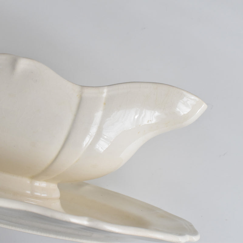 Vintage Saucier, Digoin & Sarreguemines, Scalloped Rim
