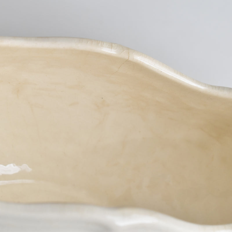 Vintage Saucier, Digoin & Sarreguemines, Scalloped Rim