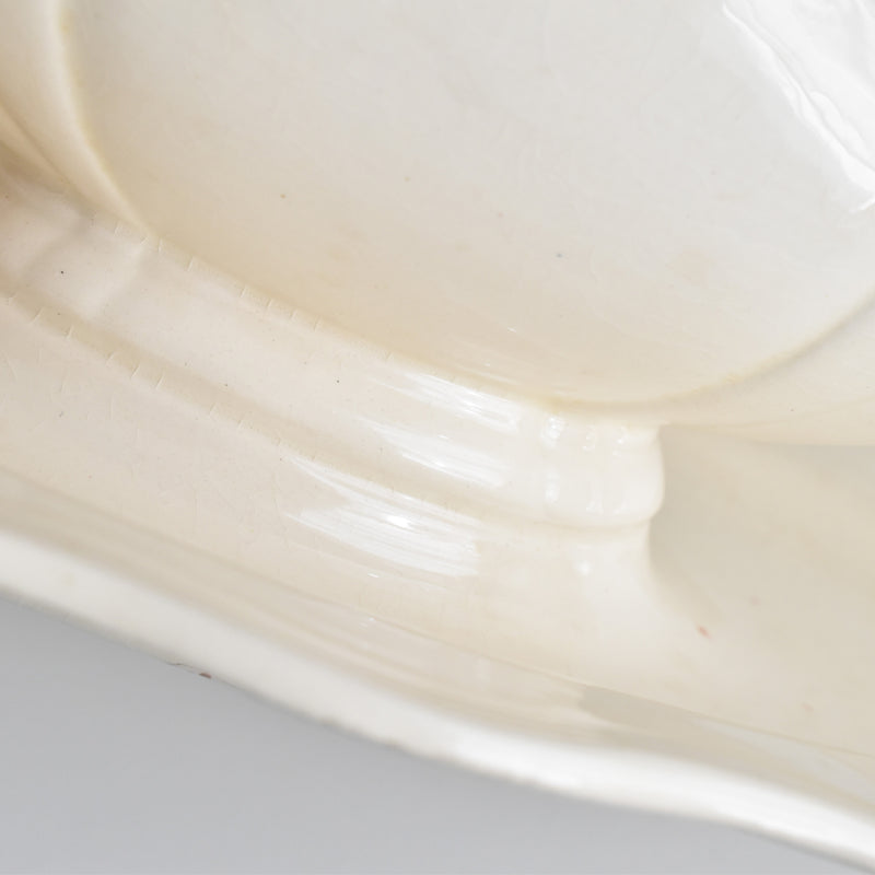 Vintage Saucier, Digoin & Sarreguemines, Scalloped Rim