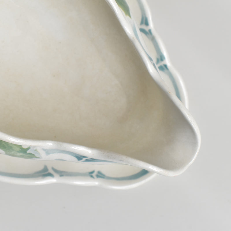 Antique Sauce Boat - Emile Bourgeois Gui & Houx (Holly and Mistletoe)