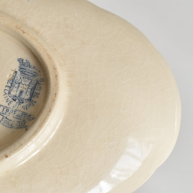 Antique Gien Rinçeaux Sauce Boat
