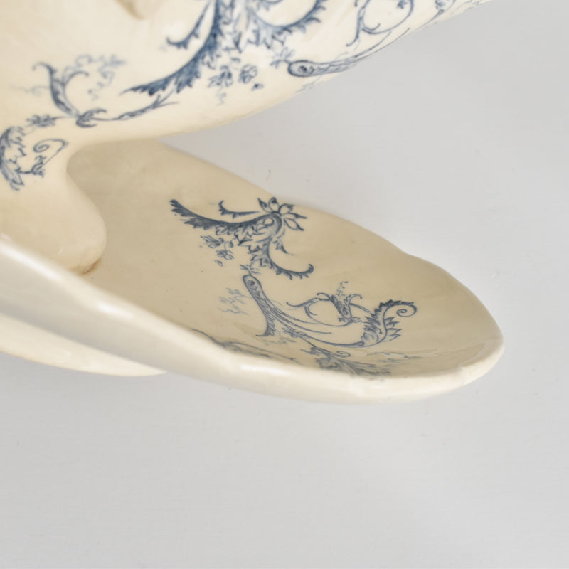 Antique Gien Rinçeaux Sauce Boat
