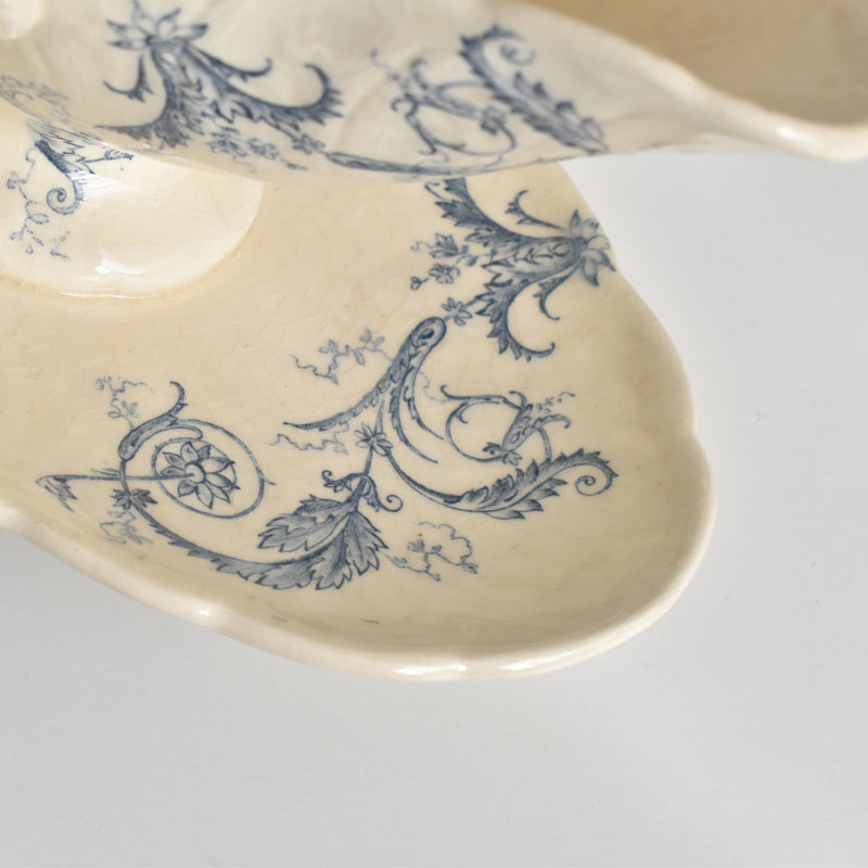 Antique Gien Rinçeaux Sauce Boat