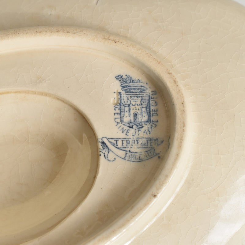 Antique Gien Rinçeaux Sauce Boat