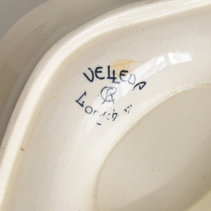 Antique Sauce Boat Longchamp Vellada (Mistletoe)
