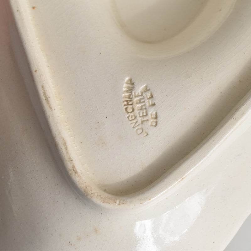 Antique Sauce Boat Longchamp Vellada (Mistletoe)