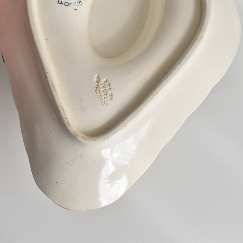 Antique Sauce Boat Longchamp Vellada (Mistletoe)