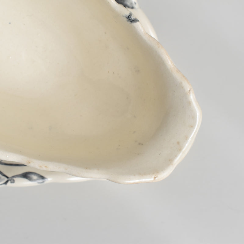 Antique Sauce Boat Longchamp Vellada (Mistletoe)