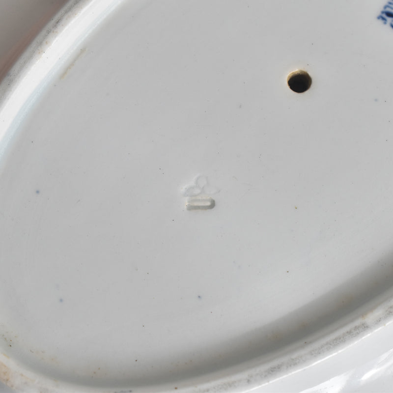 Antique Sauce Boat Luneville Moustier