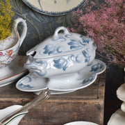 アンティークソーシエール蓋付き U&Cサルグミンヌ Tircis（ティルシス）