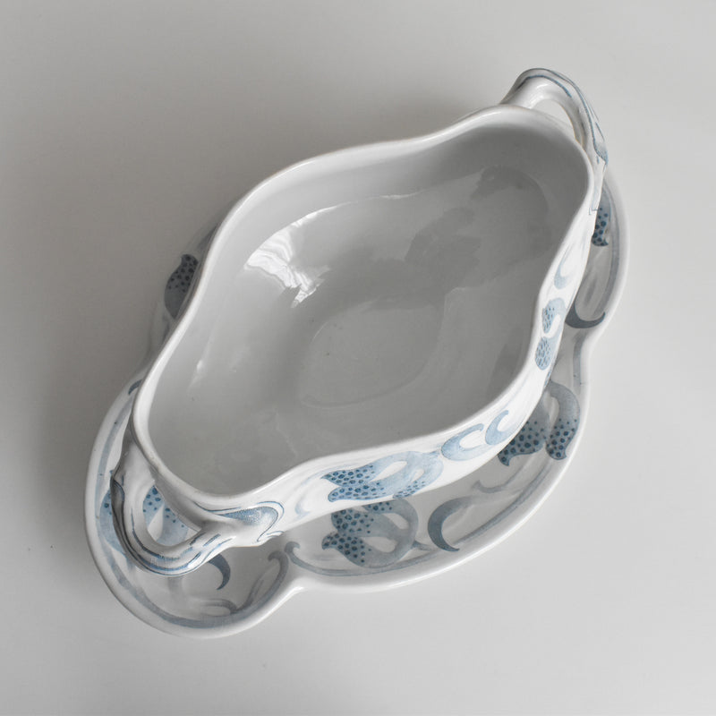 アンティークソーシエール蓋付き U&Cサルグミンヌ Tircis（ティルシス）