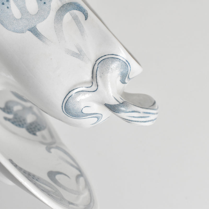 アンティークソーシエール蓋付き U&Cサルグミンヌ Tircis（ティルシス）