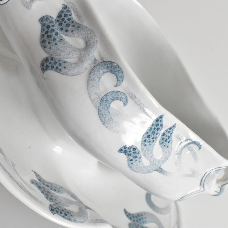 アンティークソーシエール蓋付き U&Cサルグミンヌ Tircis（ティルシス）