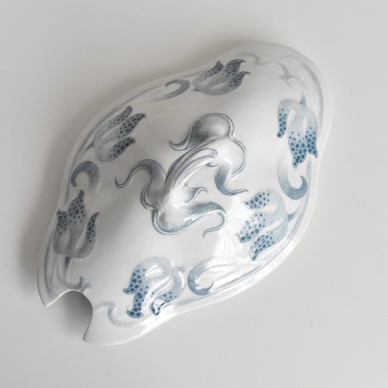 アンティークソーシエール蓋付き U&Cサルグミンヌ Tircis（ティルシス）