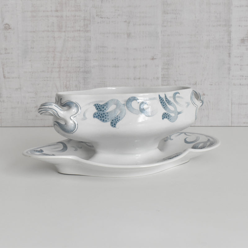 アンティークソーシエール蓋付き U&Cサルグミンヌ Tircis（ティルシス）