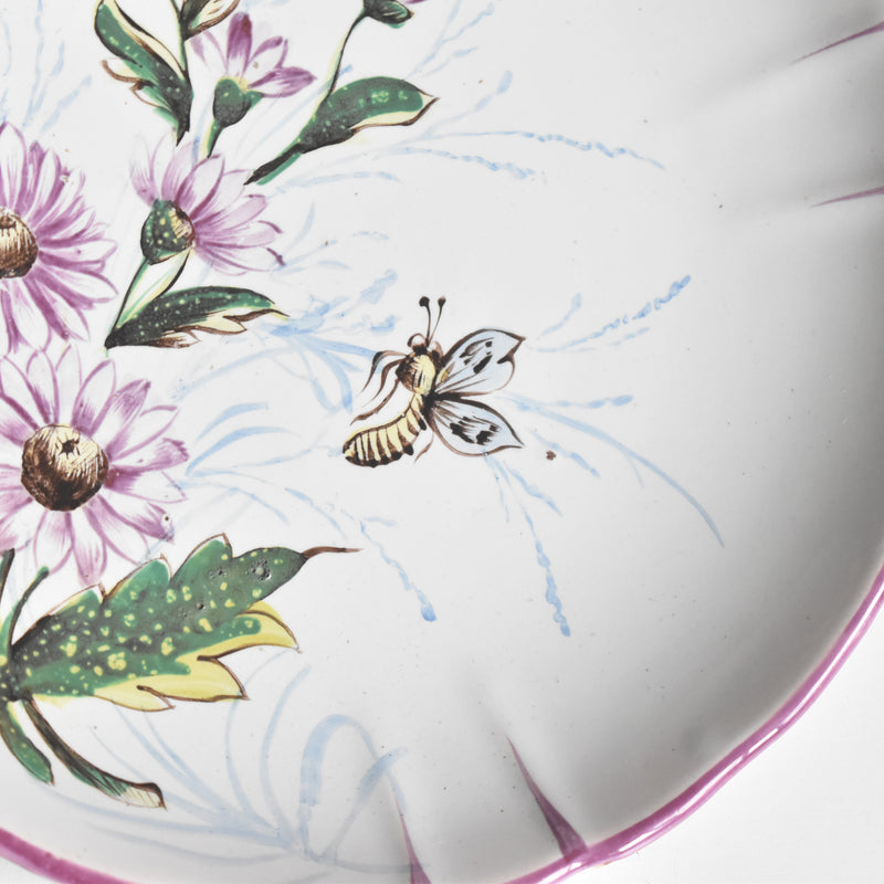 アンティークソーサー サンクレマン エミールガレ Libellule(リベルル） G