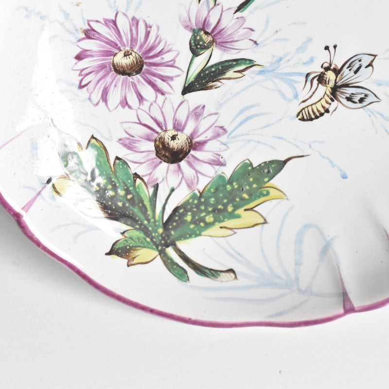 アンティークソーサー サンクレマン エミールガレ Libellule(リベルル） G