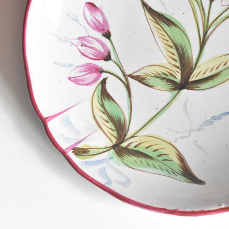 アンティークソーサー サンクレマン エミールガレ Libellule(リベルル） J