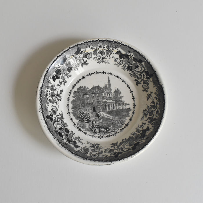 アンティークソーサー U&Cサルグミンヌ 1844 A