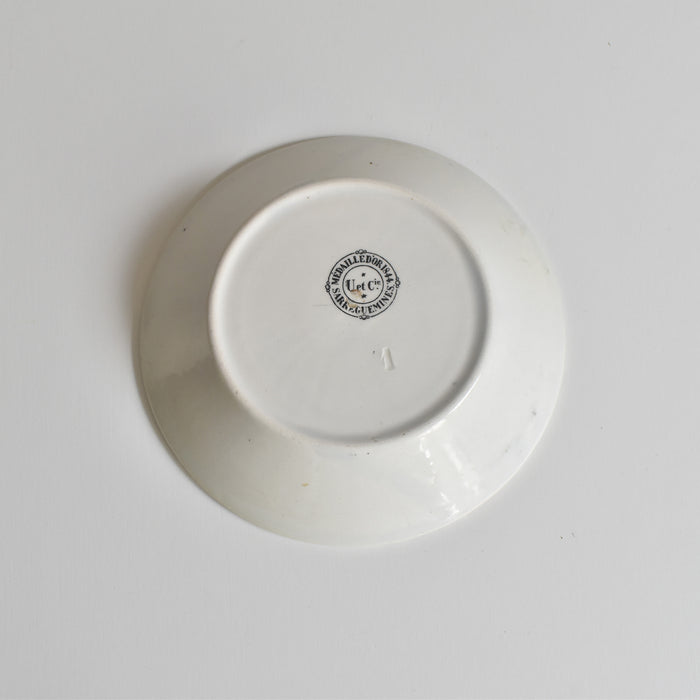 アンティークソーサー U&Cサルグミンヌ 1844 A