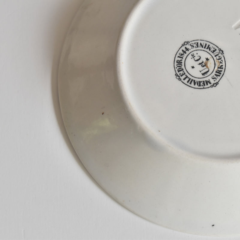 Antique Saucer U&C Sarreguemines 1844 A