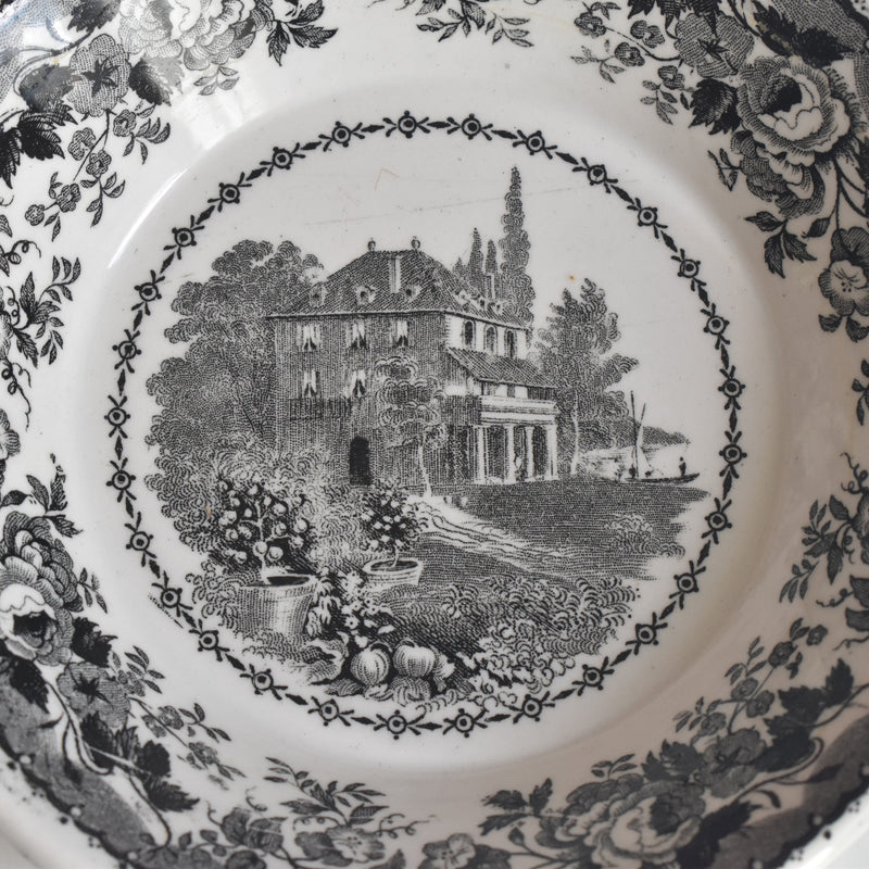 Antique Saucer U&C Sarreguemines 1844 A