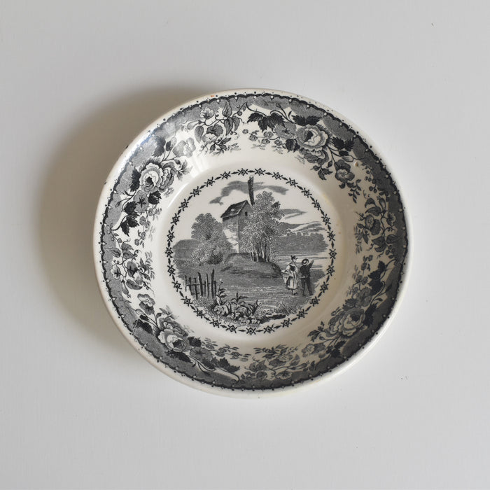 アンティークソーサー U&Cサルグミンヌ 1844 B