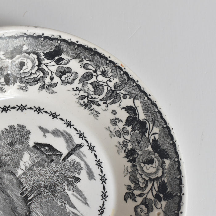 アンティークソーサー U&Cサルグミンヌ 1844 B