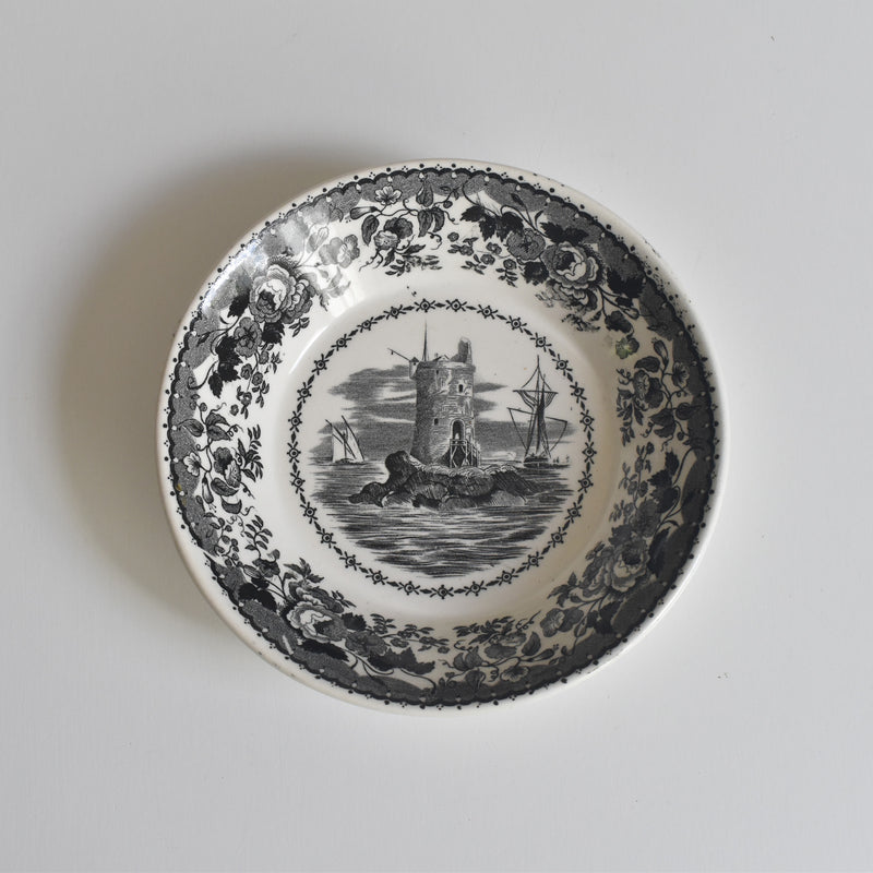 アンティークソーサー U&Cサルグミンヌ 1844 C