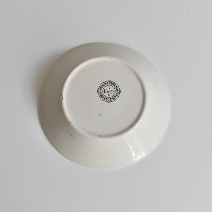 アンティークソーサー U&Cサルグミンヌ 1844 C