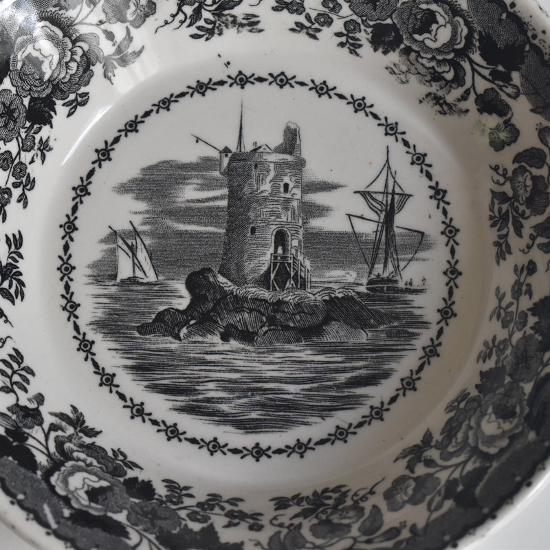 アンティークソーサー U&Cサルグミンヌ 1844 C