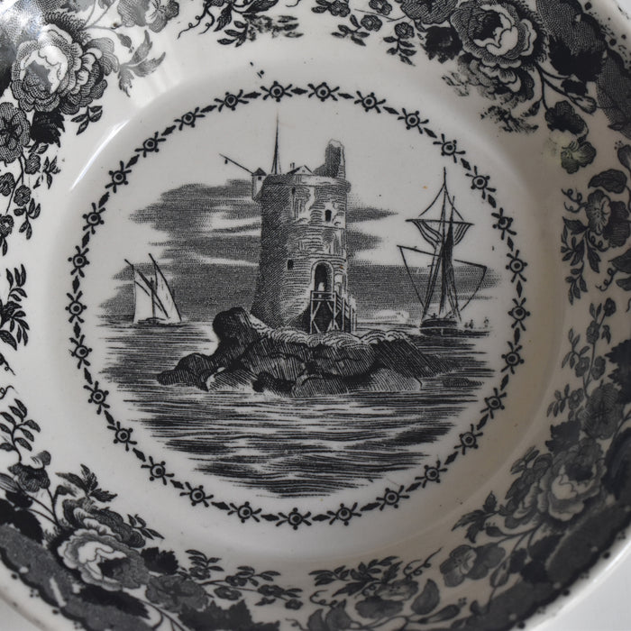 アンティークソーサー U&Cサルグミンヌ 1844 C