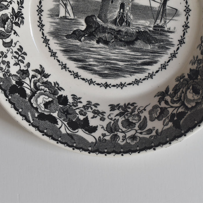 アンティークソーサー U&Cサルグミンヌ 1844 C