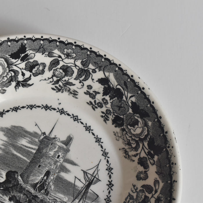 アンティークソーサー U&Cサルグミンヌ 1844 C