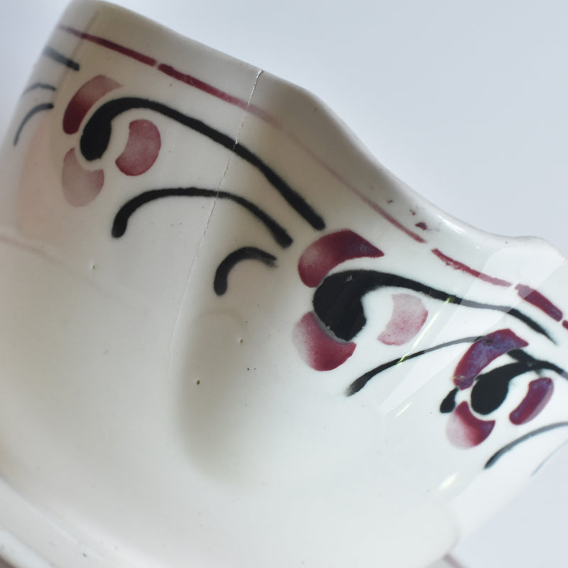 Antique Sauce Boat - Badonviller Beaurain