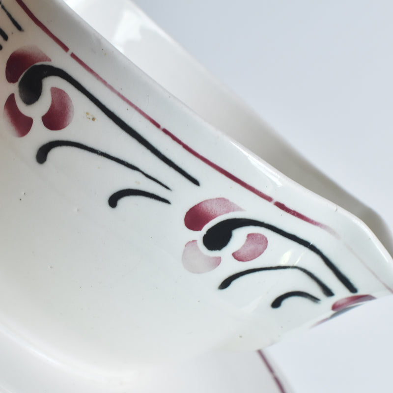 Antique Sauce Boat - Badonviller Beaurain