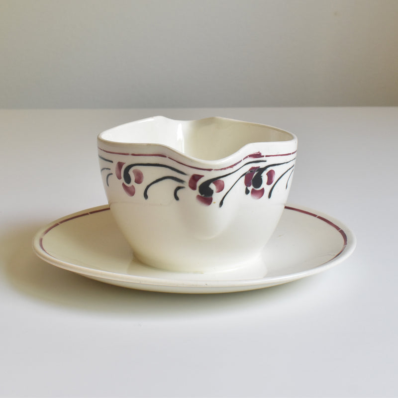 Antique Sauce Boat - Badonviller Beaurain