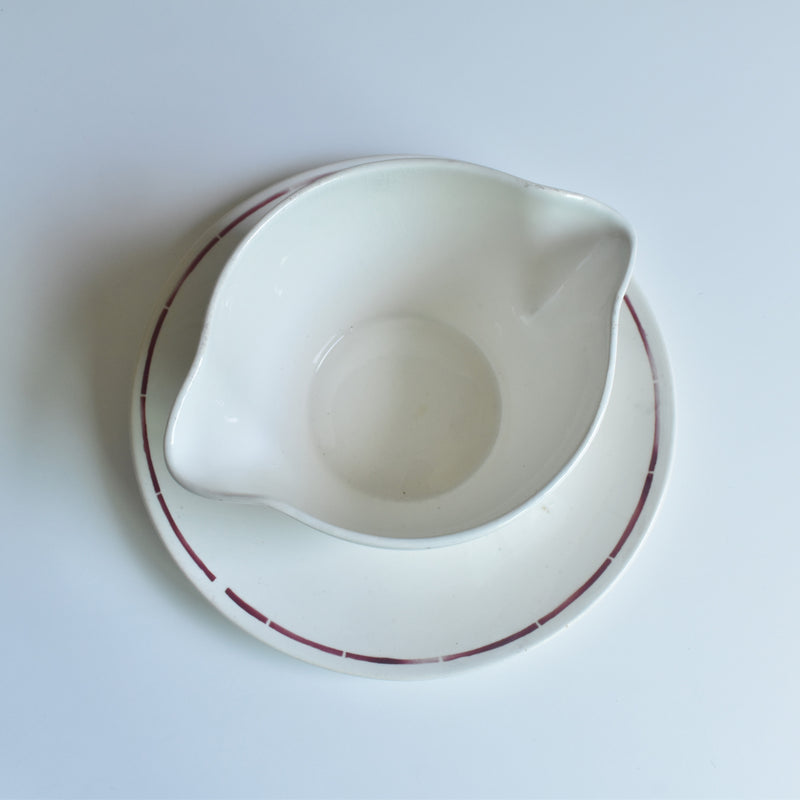 Antique Sauce Boat - Badonviller Beaurain